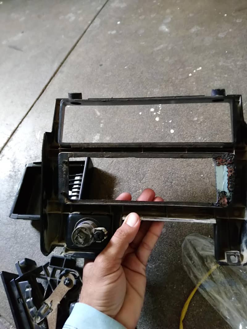Cluster(Speedometer) Ac panal+Deshbord Frame+Tray 4