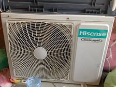 Hisense 1 ton inverter  AC for sale in genuine condition.