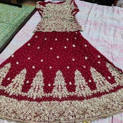 only one time used almost new bridal lehenga