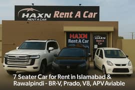 7 Seater Car for Rent in Islamabad & Rawalpindi – BR-V, Prado, V8, APV