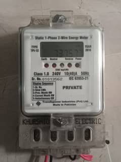 use electric metre