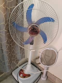 Chargeable fan nd chair and table for sale