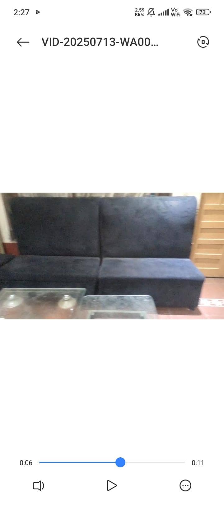 used only 20 day's. . sofa like new  condition. with 4 table glass 1