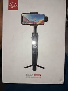 The image shows a Moza Mini-S Essential Smartphone Gimbal.