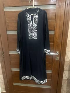 Balck Cross Stitch Shirt