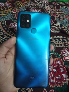 Infinix hot 10 6 gb ram 128 gb memory all ok phn