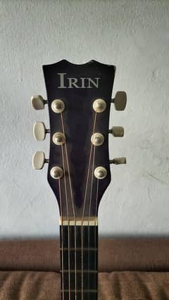 IRIN 38A Original Acoustic Guitar. Blue gradient black colour.