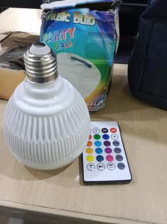 Bluetooth Speaker Bulb Remote Control 16 Colour