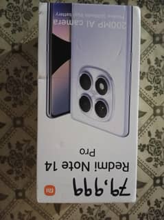 Redmi note 14 pro 8/256 just box open