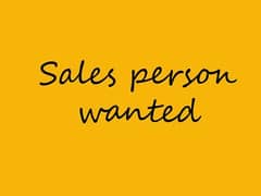Experienced Sales Man Required for Furniture business