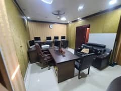 Furnished Office for Rent in Johar Town for (Call center + Software house + Marketing Office & Other Setup as You Want)