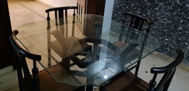 Dining Table with 4 chairs for sale.