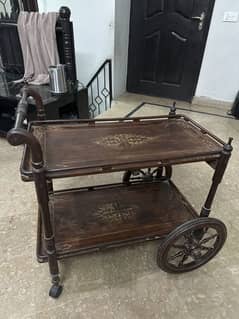 WOODEN TROLLY