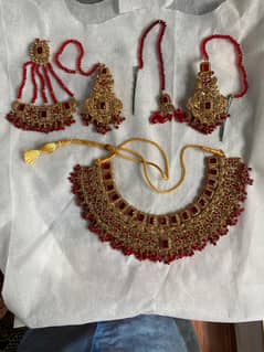 artificial gold bridal set, new design, elegent look