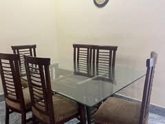 Dinning Table With 6 Chairs For Sale