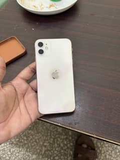 Iphone 11 128GB white colour dual physical pta approved