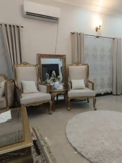 chair and table
