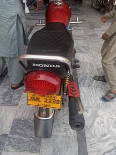honda cg 125 Jhelum registration all okay good condition 10 by 8