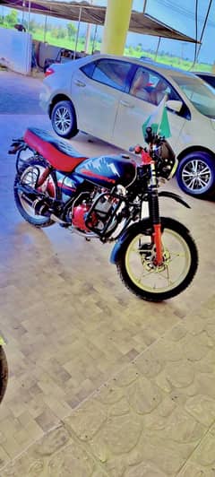 Suzuki GS-150 Fully modified with alloy rim
