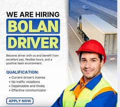 Driver needed for company