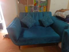 sofa Set blue color New Branded (6 sitter)  10/10 cnodition