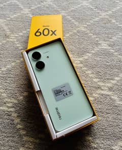 Realme note 60x with box just open box condition