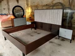 unique design bed side table and dressing