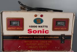 Sonic automatic voltage stabilizer 10000 watts for sale