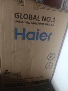 Haier Washing Machine Brand New  9. KG Fully automatic