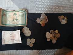 currency note and coins for sale