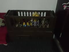 baby bed wooden 10/10