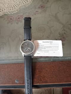 Leather watch