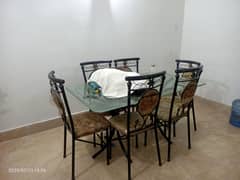 A Dining table with 6 Chairs . +923148075585