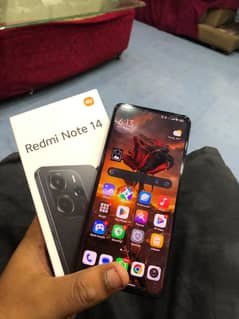 Red Mi note 14 Black  Mein