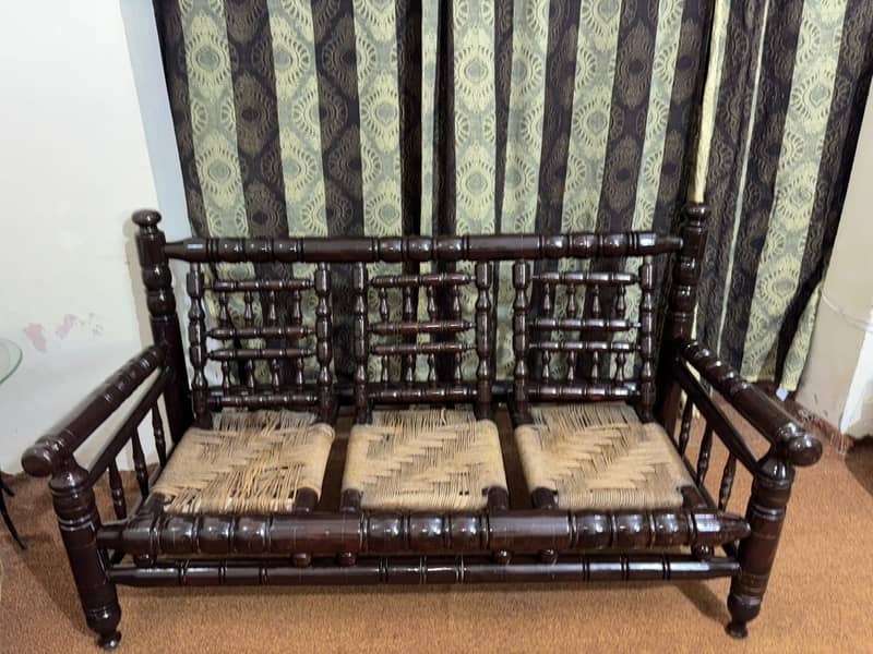 5 seater sofa set with center and side tables 5