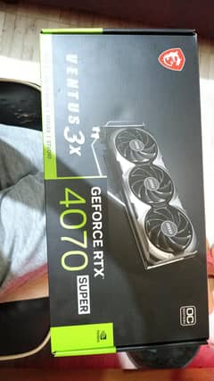 MSI 4070 Super 3x Almost in brand new condition.
