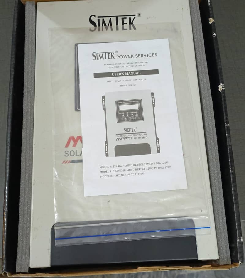 Simtek MPPT Plus Hybrid Solar Charge Controller 100Amp 1