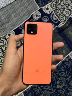 Google pixel 4 orange
