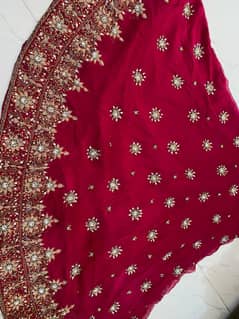 Chiffon Bridle Lehnga for sale 1 time wear