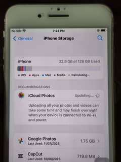 iphone 7plus gold color 128gb PTA approved