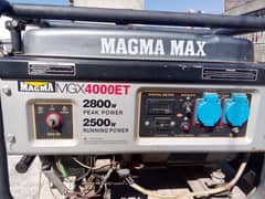 Magma Max MGX  4000ET Generator -2800W Peak, 2500W Running