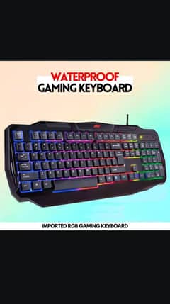 Gaming keyboard and mouse