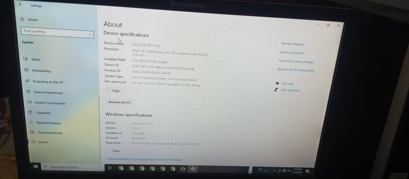 Monitor, CPU, keyboard, mouse 1