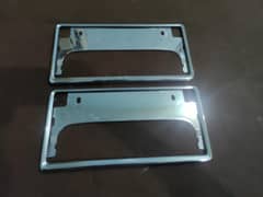 Toyota original japanese chrom  car number plate holder
