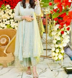 Naz elegant faiza Saqlain three piece