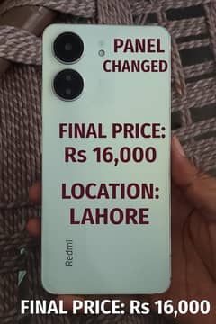 Redmi 13C – 4/128GB – Panel Changed – Final Price Rs 16,000 – Lahore