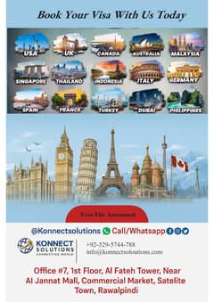 USA, Canada, Uk,Turkey, Dubai, Visit Visa Available