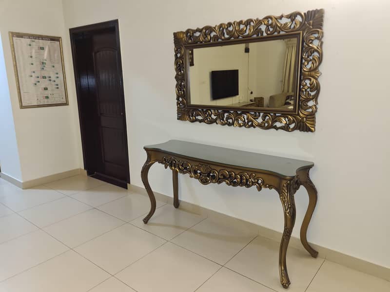Console Table with Mirror 1