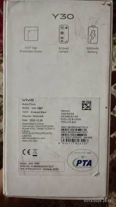 Vivo y30
