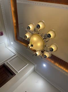 Chandelier ( Fanoos ) for sales in Grey and Silver Colours